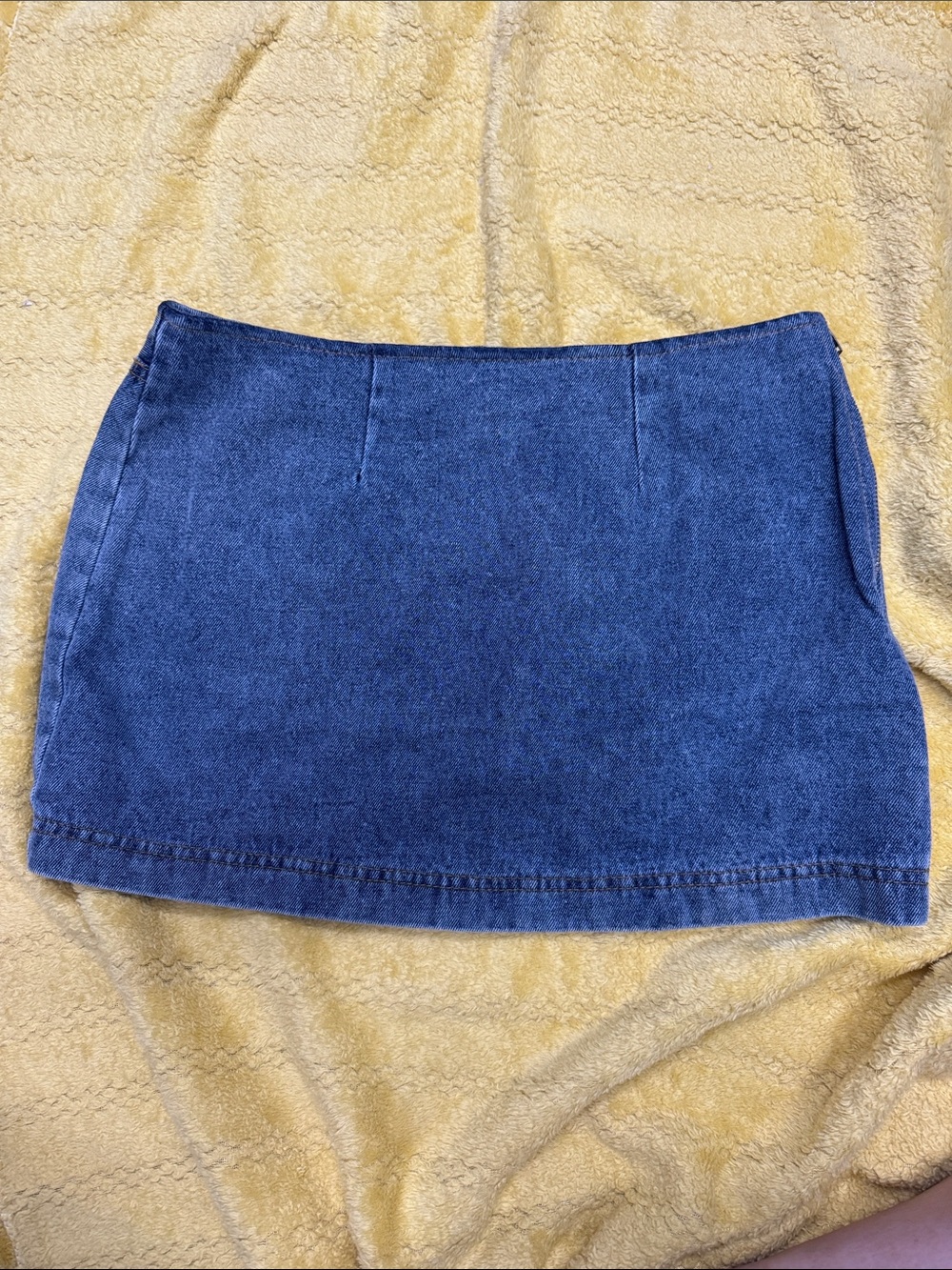 Classic Blue Denim Mini Skirt - Women